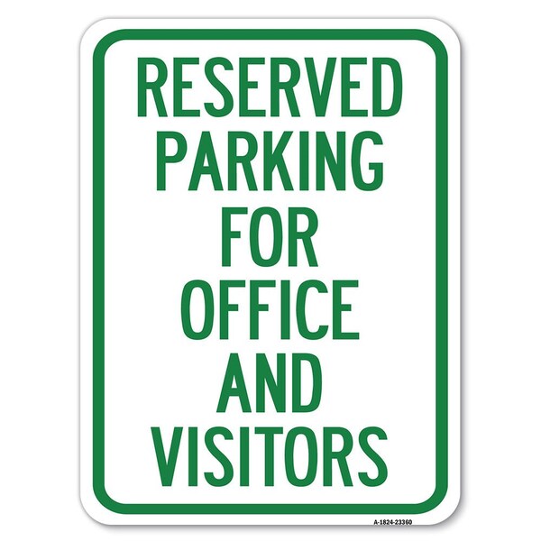 Parking Reserved Parking for Office and Visitors Rust Proof Parking, A-1824-23360